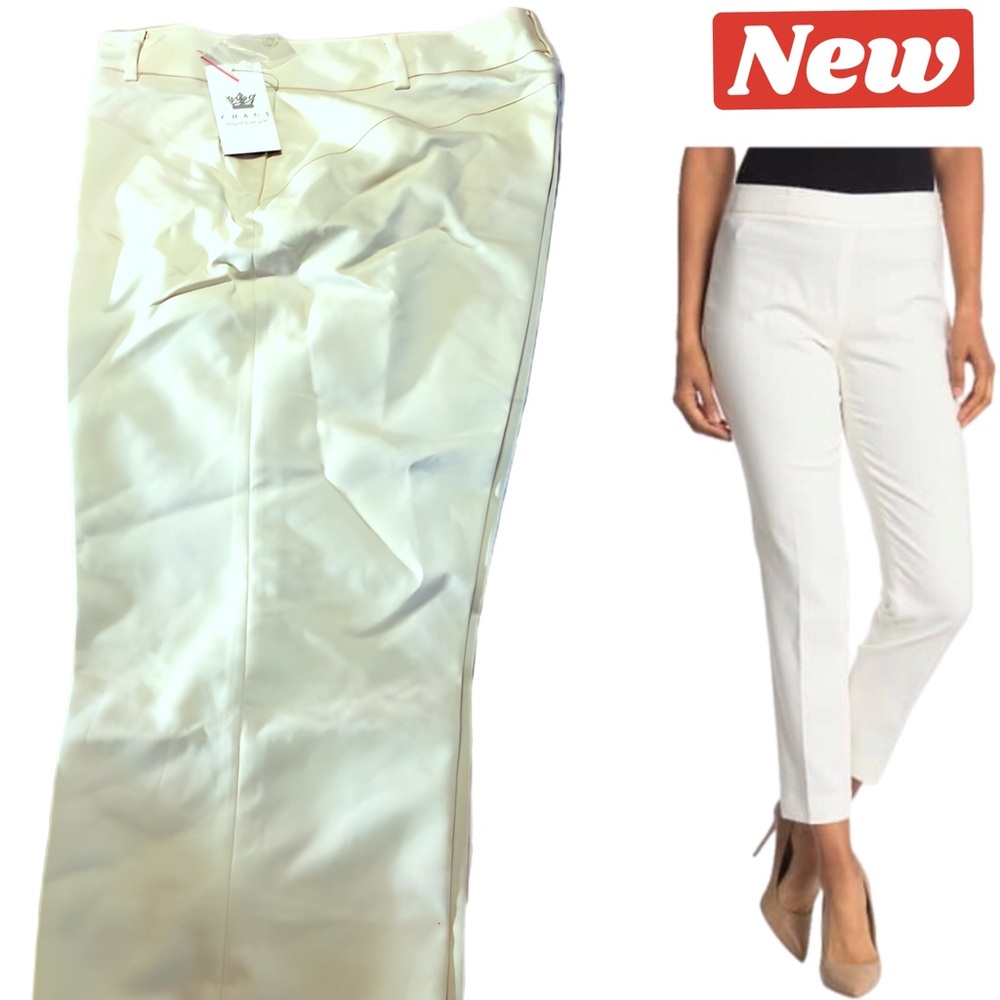 🆕 Chaus cream slacks size 12